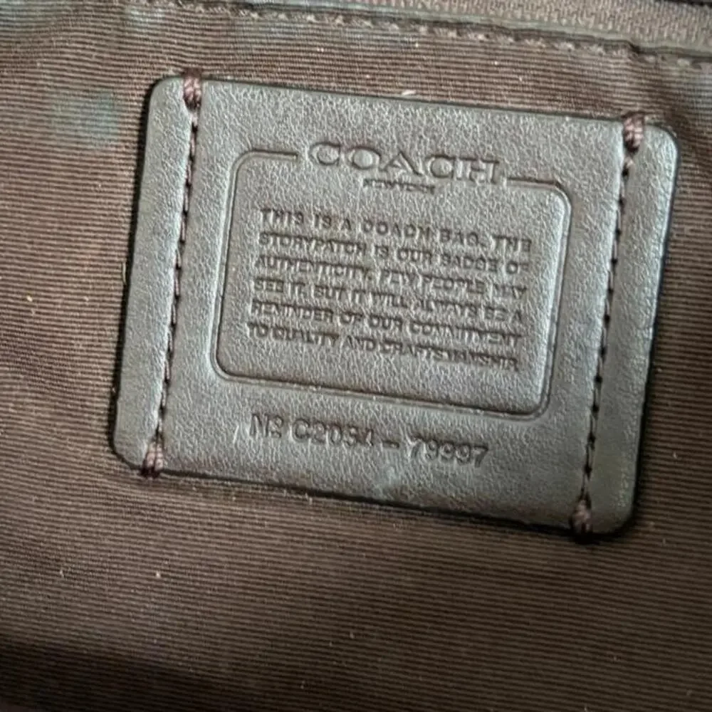 Vintage Coach Pebble Leather Prairie Satchel 79997 Cute Hand Bag